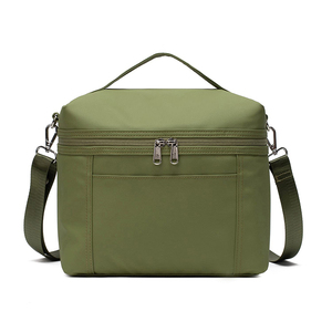 Hot Sale Portable Soft Cooler Lightweight Nylon Custom Logo Thermal Insulation <strong>Lunch</strong> <strong>Bag</strong> <strong>for</strong> Unisex Office Beach Outdoor Food - Product Image 1