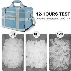 Bolsa Térmica Aislante de Lona de Alta Calidad con Muestra Gratis, Personalizable, para Entrega de Alimentos, Picnic, Camping, Almuerzo, Impermeable - Product Image 5
