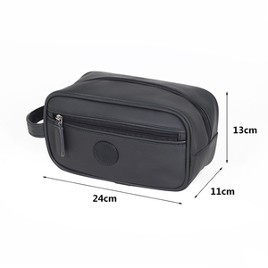 Trousse de Toilette <span class=keywords><strong>Homme</strong></span> Oxford Bicolore Imperméable, Sac de Voyage Portable avec Doublure 210D, Organisateur Cosmétique et de <span class=keywords><strong>Rasage</strong></span>, Cadeau pour Hommes et Papa - Product Image 4