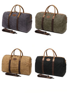 Sac fourre-tout marin en toile durable pour fitness grande capacité fermeture à glissière portable Weekender Sport pour les voyages de courte distance - Product Image 5