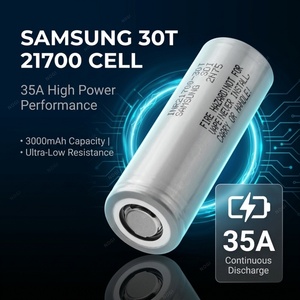 Sel Energi Silinder Samsung 21700 NMC 3.7v 3000mAh Berkapasitas Tinggi Untuk DIY Powerwall, Golf Cart, Dan Skateboard - Product Image 2