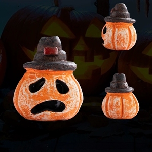 Silbato de Calabaza de Cerámica con Sonido de Grito, Accesorio de Halloween Aterrador, Calabaza con Sombrero, Silbato de Grito de Fantasma para Niños - Product Image 4