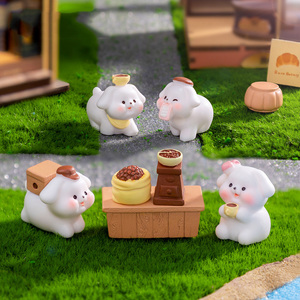 ตุ๊กตาของเล่นจิ๋วทำจากเรซินขนาดเล็กสำหรับตกแต่งหน้าเค้กแบบทำมือของตกแต่งบนรถของขวัญวันเกิดของตกแต่งโต๊ะเครื่องประดับในสวนนางฟ้า - Product Image 4