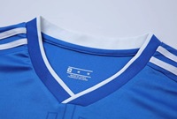 Supplier Jersey Sepak Bola Anti-Bakteri Berkualitas Tinggi, Bahan Polyester, Cepat Kering, dengan Nama dan Nomor