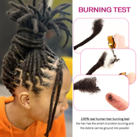 Fornitori Affidabili di Dreadlocks Naturali 100% Fatti a Mano, Estensioni di Capelli Umani per Crochet