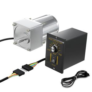 มอเตอร์เกียร์ Bemonoc Ac 110V 7.5 รอบต่อนาที เฟสเดียว พร้อมชุดควบคุมความเร็วแบบแปรผัน - Product Image 1