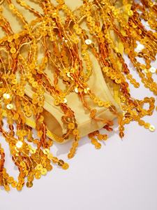 Ensemble haut court et short à franges pour filles de 6 à 16 ans, avec chapeau, pour la danse latine, l'entraînement, la scène, les compétitions, les célébrations, les festivals - Product Image 4