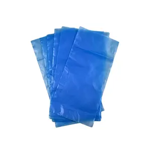 New Arrival Customize Printed Recyclable Hdpe Flat Plastic Bags Open Top Sealed Bottom Bags
