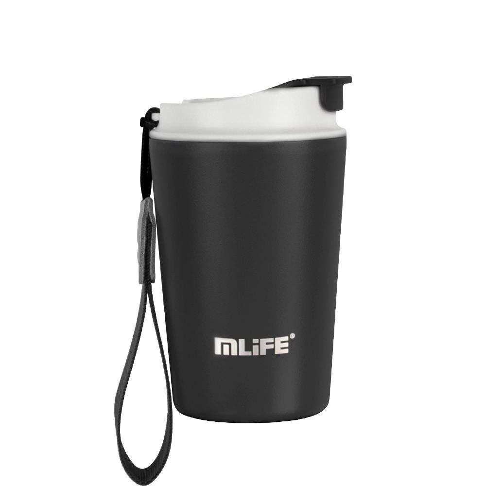 2001 230ml tasse en acier inoxydable noir