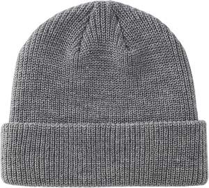 Gorro de punto acrílico grueso y cálido para hombres y mujeres, gorros diarios con puños para <span class=keywords><strong>invierno</strong></span> - Product Image 4