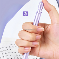 Stylo gel personnalisé avec logo, 0,5 mm, papeterie personnalisée, stylo gel en plastique à encre noire pour étudiants