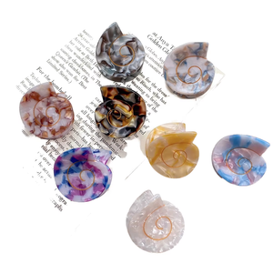 Dowell Elegante Schelp Klauw Clip 4.2Cm Acetaat Haardecoratie Voor Meisjes Voor Dagelijks En Feest Europese Amerikaanse Stijl - Product Image 1