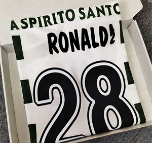 قميص كرة قدم نسخة تايلاندية موديل 01/03 زي رياضي كلاسيكي قميص كرة قدم منزلي بدلة رياضية لكرة القدم قميص كرة قدم لمنتخب البرتغال - Product Image 1