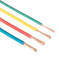 Cables Eléctricos Flexibles para Instalaciones en Edificios, 1.5mm 2.5mm 4mm 6mm BVR/RV, Cable de Tierra Aislado en PVC con Cobre Desnudo