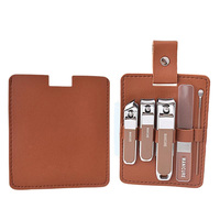 WELLFLYER MS-1173 vente en gros coupe-ongles ensemble 5 pièces extractible manucure ensemble soins de beauté coupe-ongles lime à ongles Earpick personnaliser