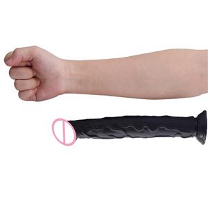 Vente chaude : Dildo réaliste en PVC de 34 cm avec ventouse pour la masturbation féminine - Product Image 3
