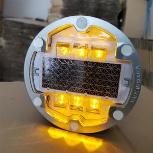 Luz <span class=keywords><strong>solar</strong></span> enterrada Semáforo peatonal intersección luz síncrona 143 impermeable IP68 aluminio fundido LED - Product Image 5