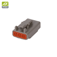 오리지널 TE DEUTSCH DT16-18SA-K004 커넥터 하우징 18P 4.67mm 블랙 자동차용 커넥터 여성 단자용