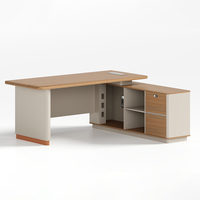 Bureau de Direction Moderne Table de Bureau de Luxe pour Dirigeant Mobilier de Bureau pour Cadre Supérieur