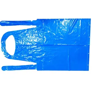 Blue Pe Ldpe使い捨てプラスチックエプロン