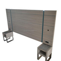 Cabecero de Cama King Size de Madera Sólida con Diseño Moderno Lovezone, Juego de Dormitorio de Hotel 5 Estrellas, Ecológico, Apilable y Resistente al Agua