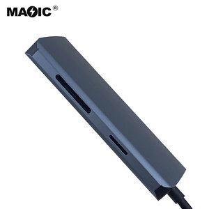 Custom Printed Logo 8 in 1 <strong>Type</strong> <strong>C</strong> Hub to 4K HDMI 2 USB3.0 SD TF VGA Gigabit <strong>LAN</strong> and PD for Mobile Phones Laptops and Tablets - Product Image 6