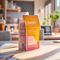 Sac à fond plat en PE monomatériau, écologique, recyclable, imprimé sur mesure, pour l'emballage de protéines en poudre
