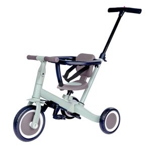 Meilleure vente Happy New 2025 4-en-1 5-pliable en plastique cadre en acier compétition bébé <span class=keywords><strong>tricycle</strong></span> pour bébé fille et bébé garçon - Product Image 1