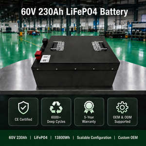 13.8kW Smart 60V LiFePO4 Baterai Lithium Iron Phosphate untuk Golf Cart Forklift Deep Cycle Grade A Smart BMS Bluetooth - Product Image 6