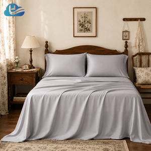 Ensemble de literie en bambou biologique certifié OEKO-TEX GOTS Cloudland, écologique, résistant aux odeurs, texture soyeuse, 400TC - Product Image 1