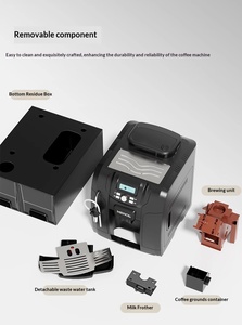 Cafetera Espresso ME-715 Merol ME 815 Totalmente Automática, Doble Caldera, Acero Inoxidable, Comercial y Doméstica, con Sistema de Agua Automático y Espumador de Leche - Product Image 6