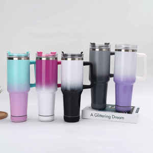 40oz Gradient Stainless Steel Leak-Proof <b>Large</b> Capacity Bluetooth Speaker Car <b>Cup</b> - Product Image 6