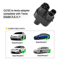 Nouvel adaptateur pour véhicule électrique CCS2 NACS CCS1, chargeur EV 250A AC+DC, connecteurs d'entrée/sortie GBT, norme européenne J1772 Tesla