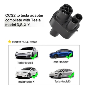 Yeni CCS2 NACS CCS1 Elektrikli Araç Adaptörü 250A AC+DC EV Şarj Cihazı GBT Fiş Giriş Çıkış Konnektörleri Avrupa Standardı J1772 Tesla - Product Image 2
