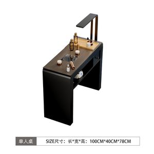 Mesa de Manicura de Estilo Moderno en Oferta, Muebles de Salón de Uñas de Madera y Vidrio con Colector de Polvo para Salón de Belleza - Product Image 5