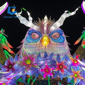 أو فوانيس أسماك للعرض في الهواء الطلق احتفالات المهرجانات الصينية المصنوعات أضواء الحيوانات الأسماك الجذابة - Product Image 5