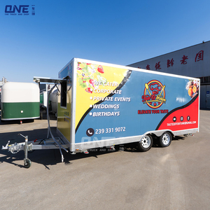 Nhà bếp di động Trailer thực phẩm cổ điển xe tải Burger BBQ thực phẩm Trailer nhà hàng cà phê xe tải thực phẩm di động với nhà bếp đầy đủ - Product Image 2