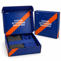 Boîte d'expédition personnalisée pour vêtements de sport, en carton ondulé E-Flute, pour l'e-commerce de vêtements