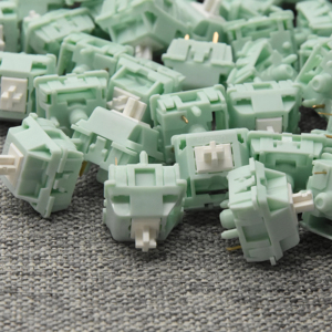 สวิตช์ UNIKEYS X BSUN Waves Rail Bottom-out Linear 5-pin แบบหล่อลื่นจากโรงงานสำหรับคีย์บอร์ดแบบกลไก - Product Image 2