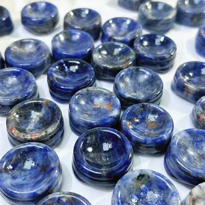 Crystal Small Size Ball Display Stand Polishing Blue Sodalite Egg Base For Healing Decoration Gift
