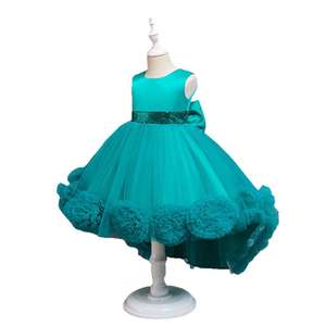 Robe de princesse sans manches à motif floral pour enfants, idéale pour les anniversaires et mariages - Collection 2021 en vogue - Product Image 1