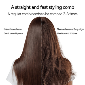 Mini cepillo alisador de pelo eléctrico, herramienta de peinado de cerámica PTC de calentamiento rápido, anti-quemaduras, portátil, para el hogar - Product Image 5
