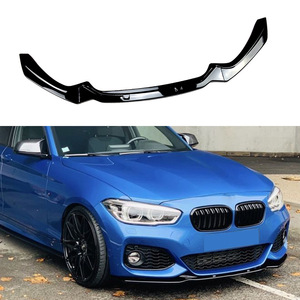 Amp-Z Front Lip <b>Splitter</b> For Bmw 1 Series F20 F21 M-Pack 118i 120i 2015-2019 Piano Black Matte Finish - Product Image 5