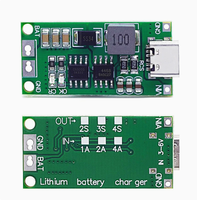 Module de chargeur de batterie au lithium Type C 2S 3S 4S 8.4V 12.6V 16.8V, carte de charge boost 1A à 4A Li-ion LiPo