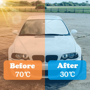 Parasol <span class=keywords><strong>pare</strong></span>-soleil pliable manuel pour <span class=keywords><strong>pare</strong></span>-<span class=keywords><strong>brise</strong></span>, suspendu, avec logo personnalisé, protection UV50+, portable, en polyester et fibre de verre, cadeaux d'affaires - Product Image 3