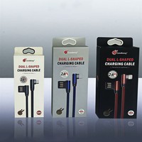 Boîte en papier rigide écologique personnalisable, impression quadricolore, emballage pour câble de données, casque Bluetooth, boîte pour produits électroniques grand public