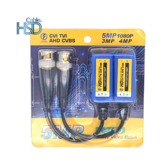 Make China 1080P POE Cat6 8CH Passive Video Balun 450-650M Transmit Distance CE ROHS FCC Certified Anti-surge Protection BNC