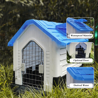 Maisonnette pour chien en plastique imperméable pour extérieur, vente en gros