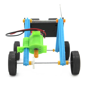 Kit de coche educativo STEM para niños, juguete de experimentos de ciencia y física, 7-9 años, plástico, bricolaje, forma geométrica, control manual - Product Image 3
