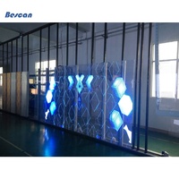 Écran LED transparent haute luminosité, bonne qualité, affichage LED transparent pour fenêtre en verre P3.91 pour intérieur, en vente